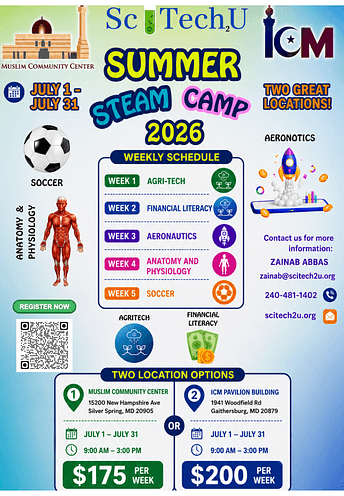 STEAM SUMMER CAMP (US Letter)